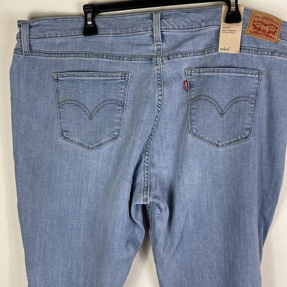 Levi's Womens Classic Bootcut Hypersoft Sculpt Stretch Jeans Size 22W Western - Picture 5 of 9